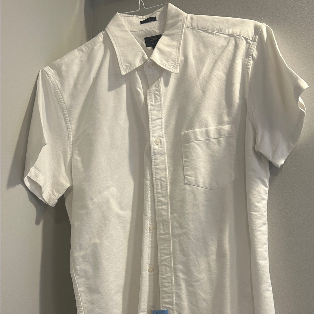 J. Crew Classic White Button-Down Shirt